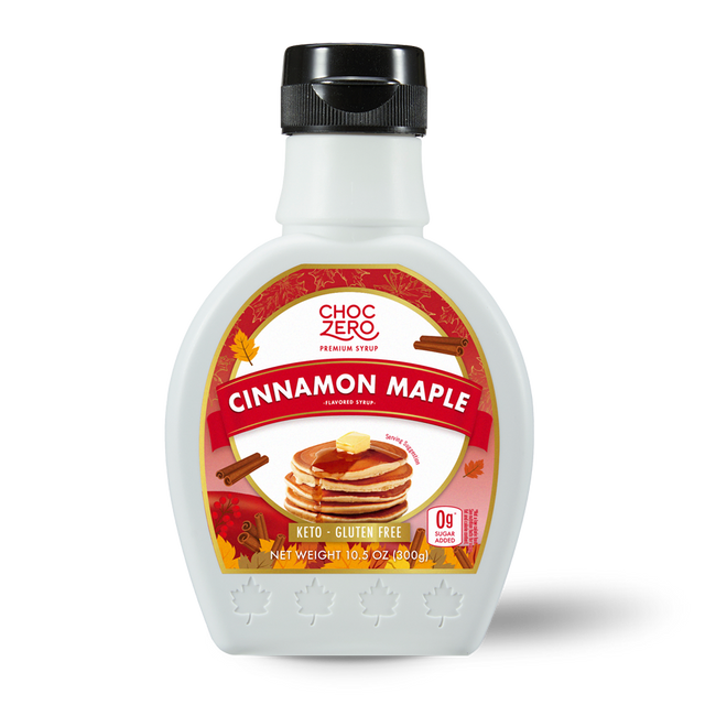 ChocZero Sugar Free Syrup, Cinnamon Maple, 10.5 oz.