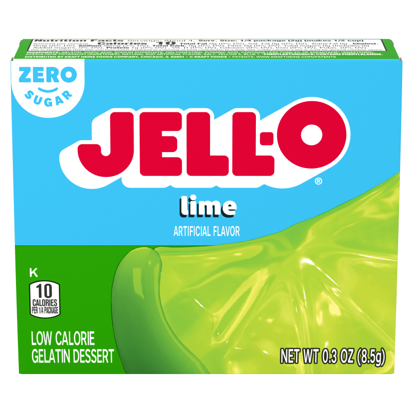 Jell-O Sugar-Free Instant Gelatin - Lime One Pack (0.3 oz)