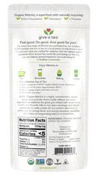 NOW Matcha Green Tea Powder, Organic 3 oz — gallery image 2
