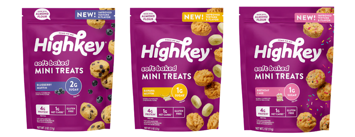 HighKey Snacks Keto Soft Baked Mini Treats - Variety Pack
