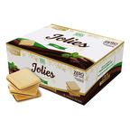 Front package of ChocZero Jolies Dark Chocolate Mint Cookies, 8 oz
