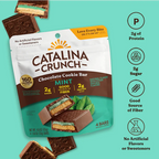 Catalina Crunch Dark Chocolate Cookie Bar, 4.6 oz (4 bars) - Mint