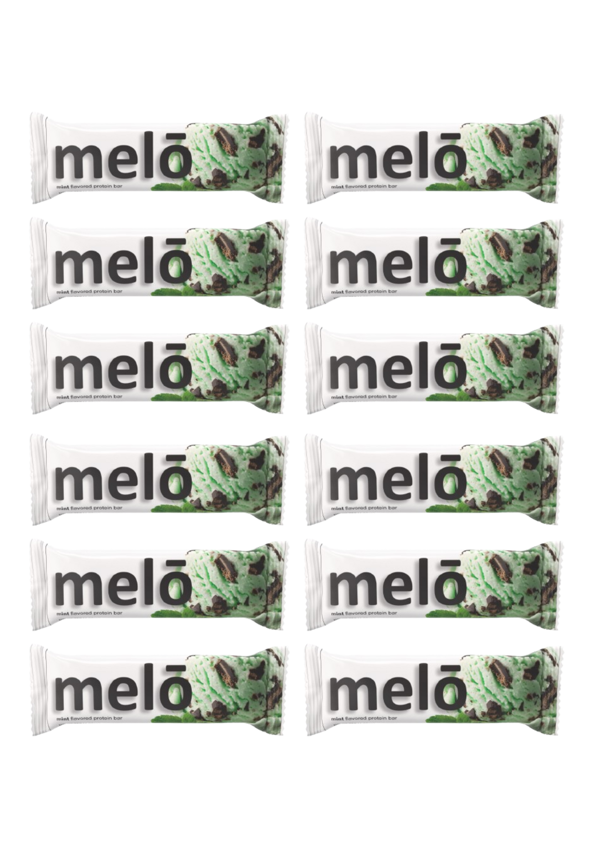 Melō Protein Bars - Mint 12 Bars