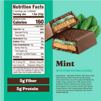 Catalina Crunch Dark Chocolate Cookie Bar, 4.6 oz (4 bars) - Mint