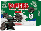 Front package of ChocZero Dunkies Sandwich Cookies, 9 oz, Mint