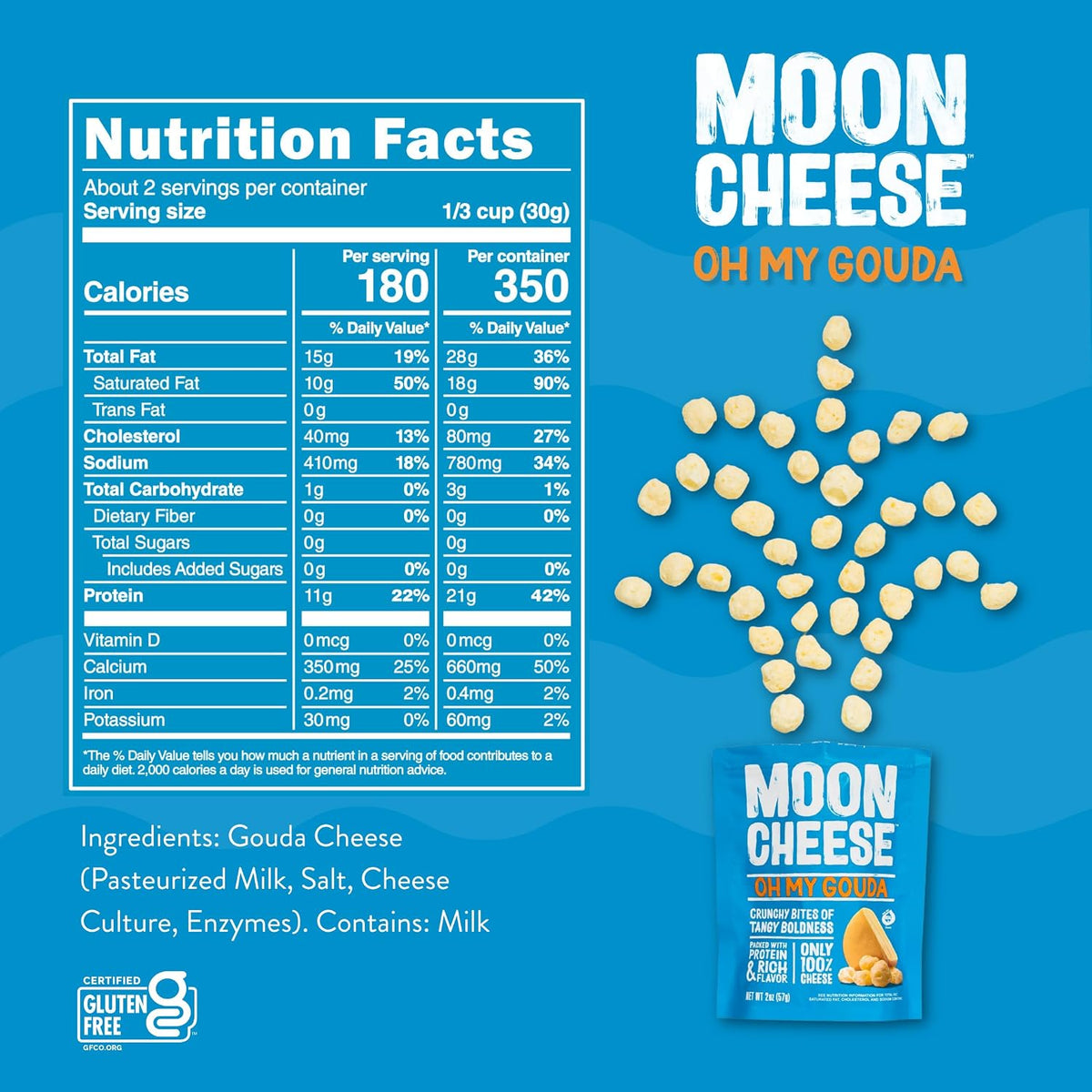 Moon Cheese Snacks - Oh My Gouda