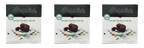 Three boxes of Inspire Chocolate Chip Micro-Cake Mix are displayed, each featuring a slice of cake on a plate with a fork, set against a colorful heart-patterned napkin.