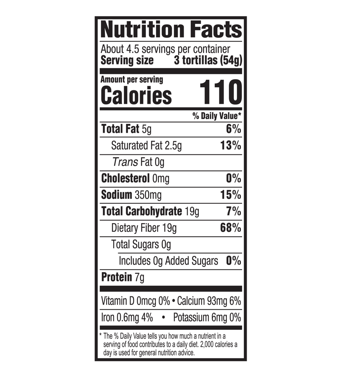 #Flavor_Original (14 tortillas), 8.89 oz
