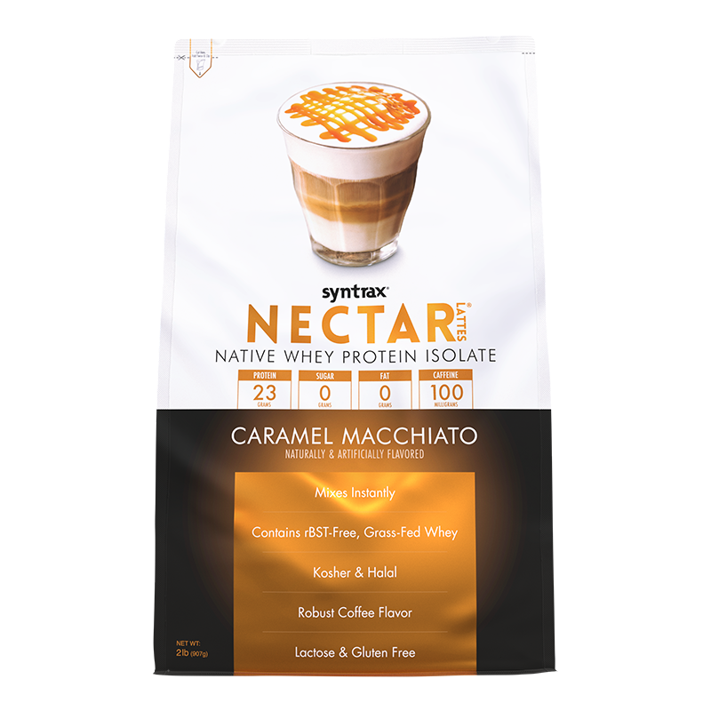 Syntrax Nectar Lattes 2lb Protein Powder - Caramel Macchiato