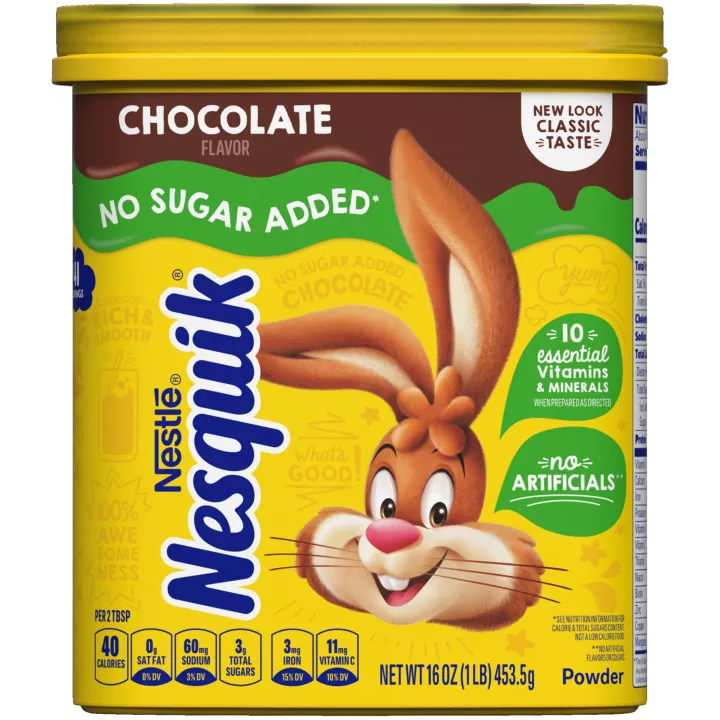 Nestle Nesquik, No Sugar Added 16 oz.