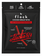 Flock Foods Chicken Breast Bites, 2.12 oz - Hattie B's Nashville Hot
