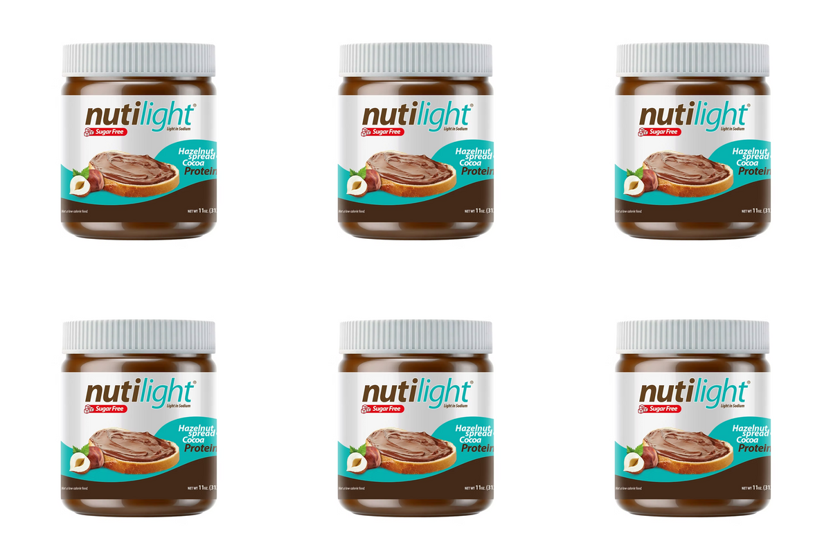 NutiLight Protein + Hazelnut Spread & Dark Chocolate, Sugar Free 11 oz.
