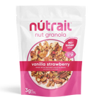 NuTrail No Sugar Added Nut Granola – 8 oz - Vanilla Strawberry