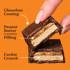 Catalina Crunch Dark Chocolate Cookie Bar, 4.6 oz (4 bars) - Peanut Butter