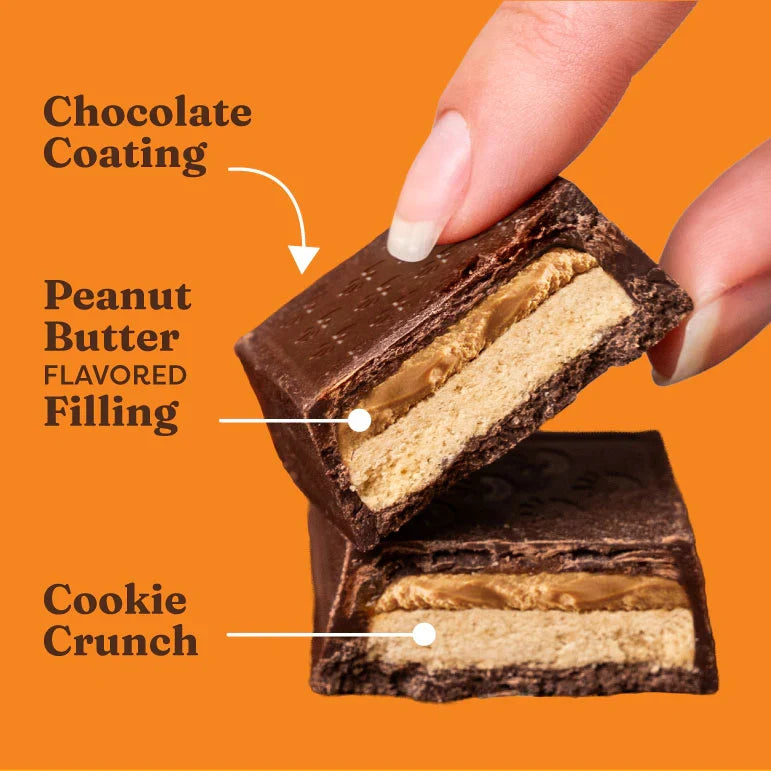 Catalina Crunch Dark Chocolate Cookie Bar, 4.6 oz (4 bars) - Peanut Butter