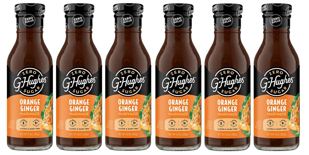 G Hughes Smokehouse Sugar Free Marinade - Orange Ginger (13 oz)