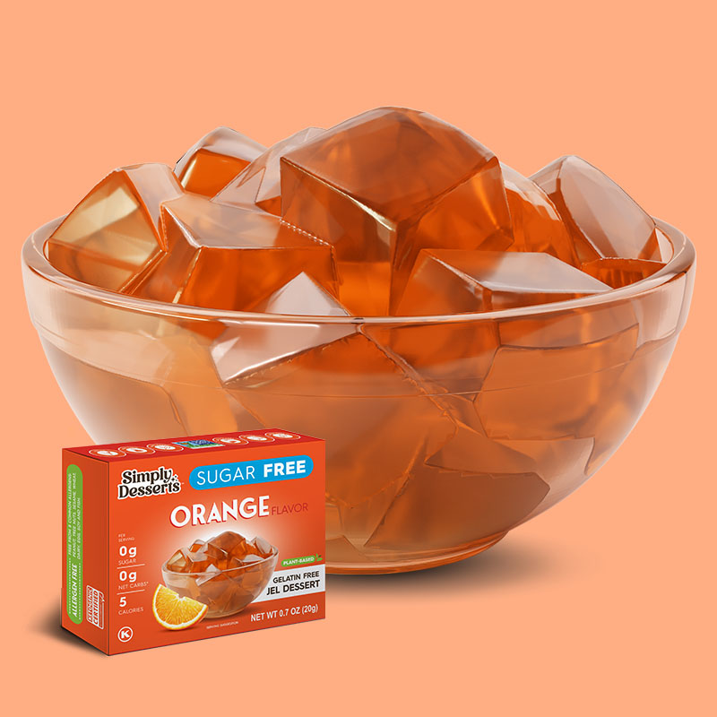 Simply Desserts Sugar Free Jel Dessert - Orange (0.7oz)