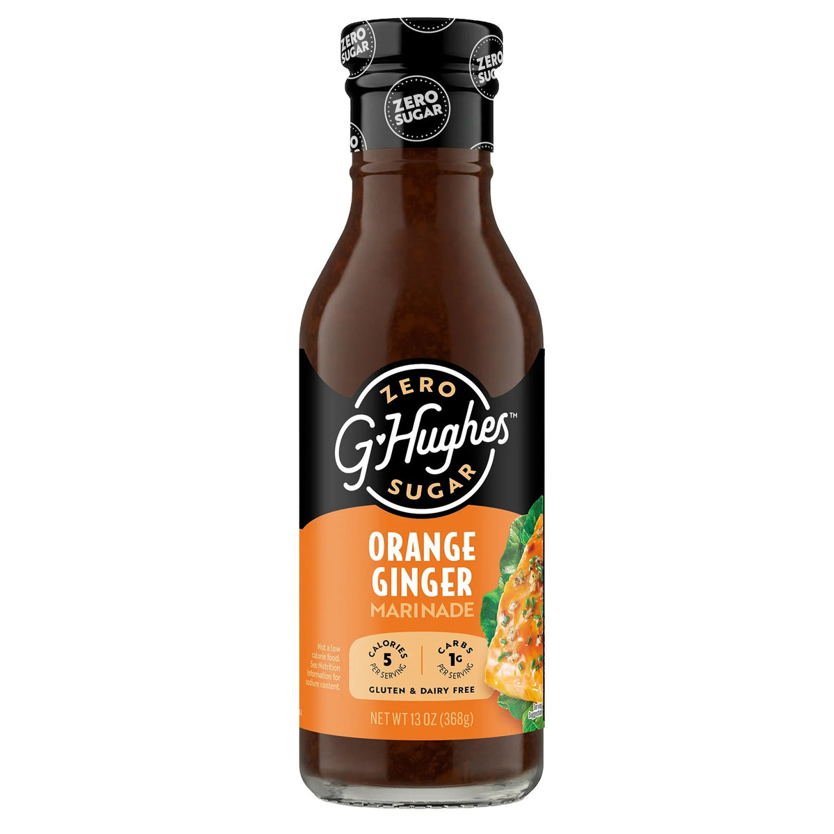 G Hughes Smokehouse Sugar Free Marinade - Orange Ginger (13 oz)