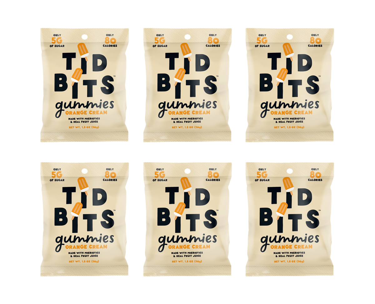 TiDBiTs Gummies - Orange Cream, 6-Pack