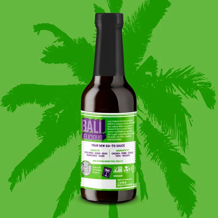 Big Tree Farms Coco Aminos Marinade & Sauce, Organic 10 fl oz - Original Lite, Reduced Sodium