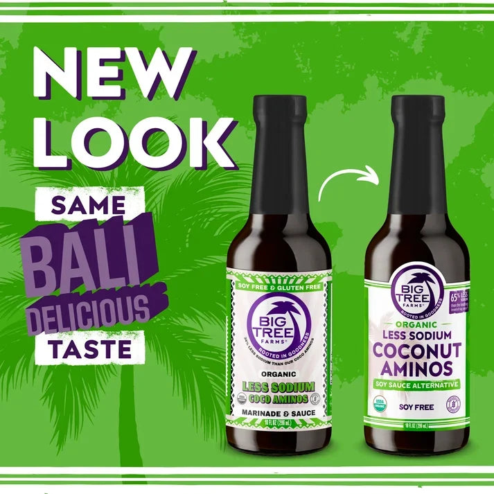 Big Tree Farms Coco Aminos Marinade & Sauce, Organic 10 fl oz - Original Lite, Reduced Sodium
