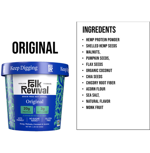 Folk Revival Grain Free Hot Cereal - Original