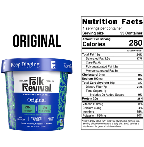 Folk Revival Grain Free Hot Cereal - Original