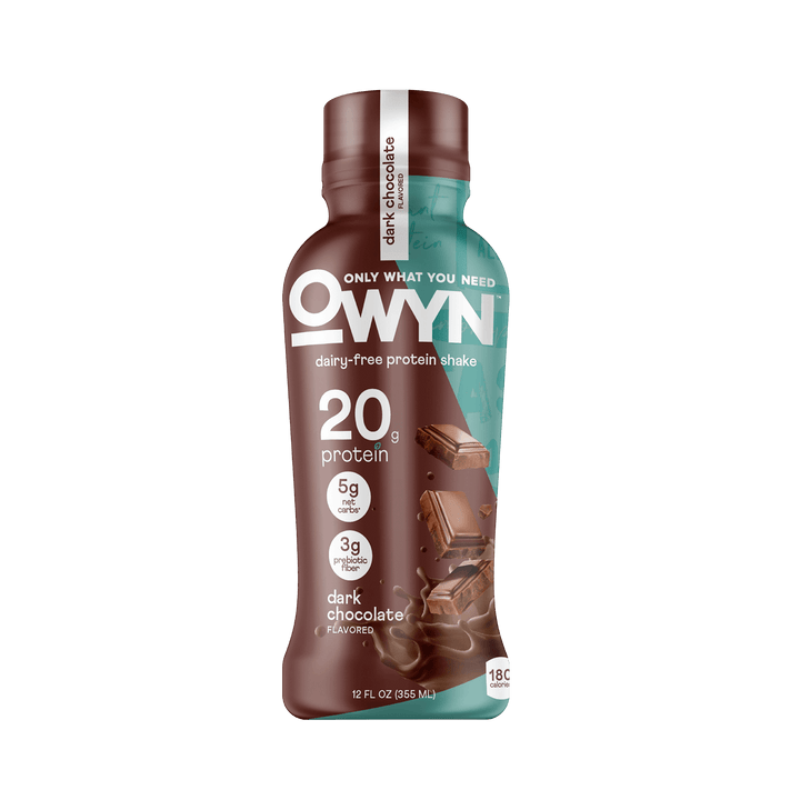 OWYN Plant-Based Protein Shake 20g - Dark Chocolate One Bottle