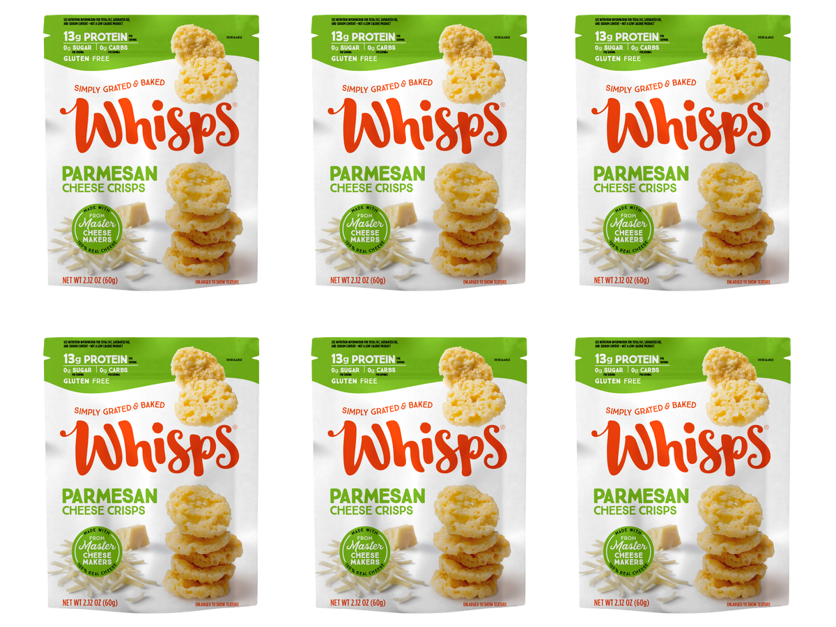 Whisps Cheese Crisps - Parmesan (2.12 oz) 6 Bags