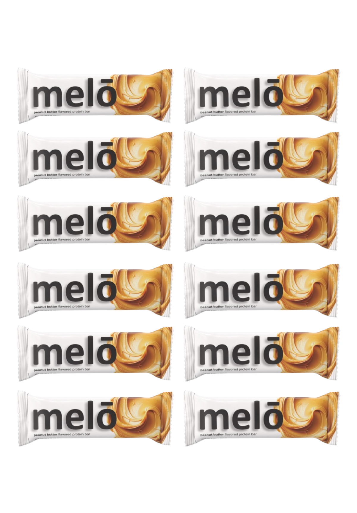 Melō Protein Bars - Peanut Butter 12 Bars