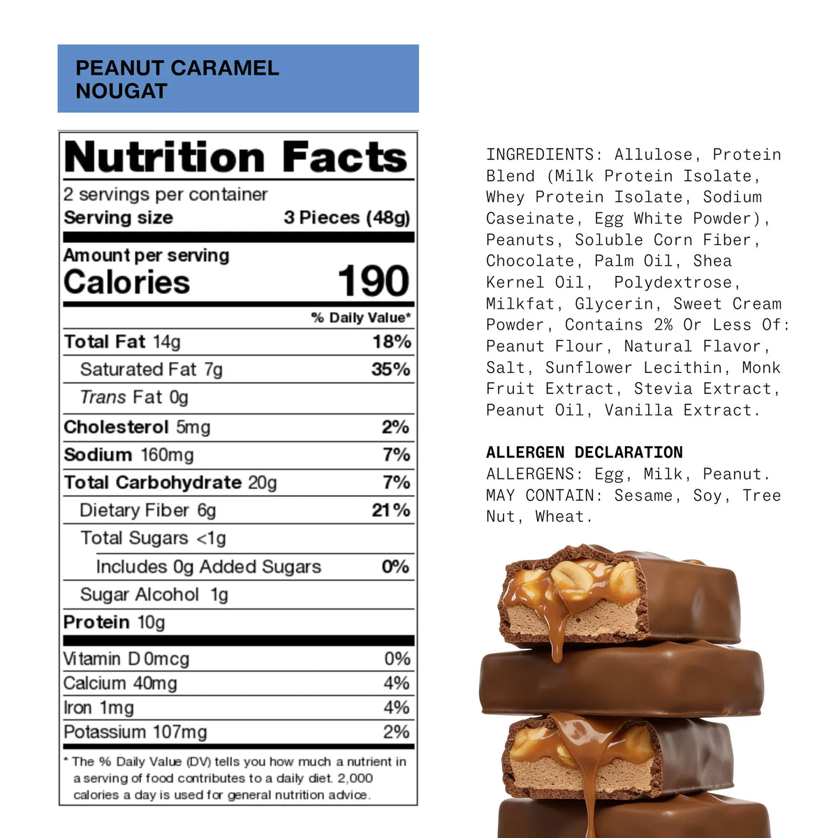 Hormbles Chormbles Minis Protein Candy - Peanut Caramel Nougat