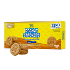 Front package of ChocZero Peanut Stackers Cookies, 9 oz