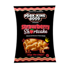 Pork King Good Flavored Dessert Pork Rinds, 3 oz - Strawberry Shortcake