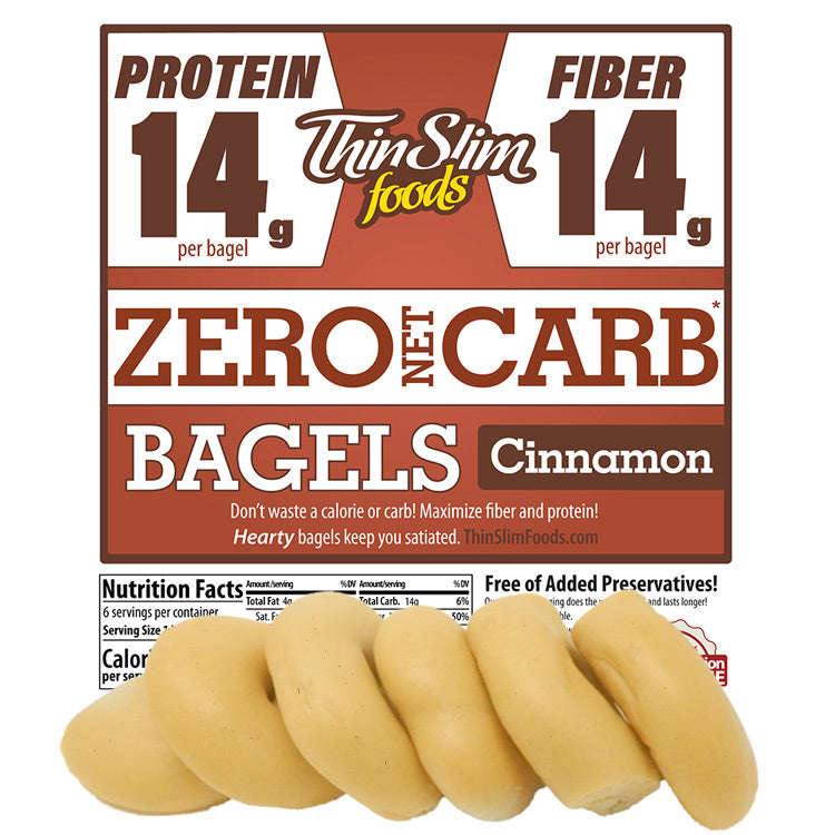 Included: Zero Net Carb Bagels Cinnamon