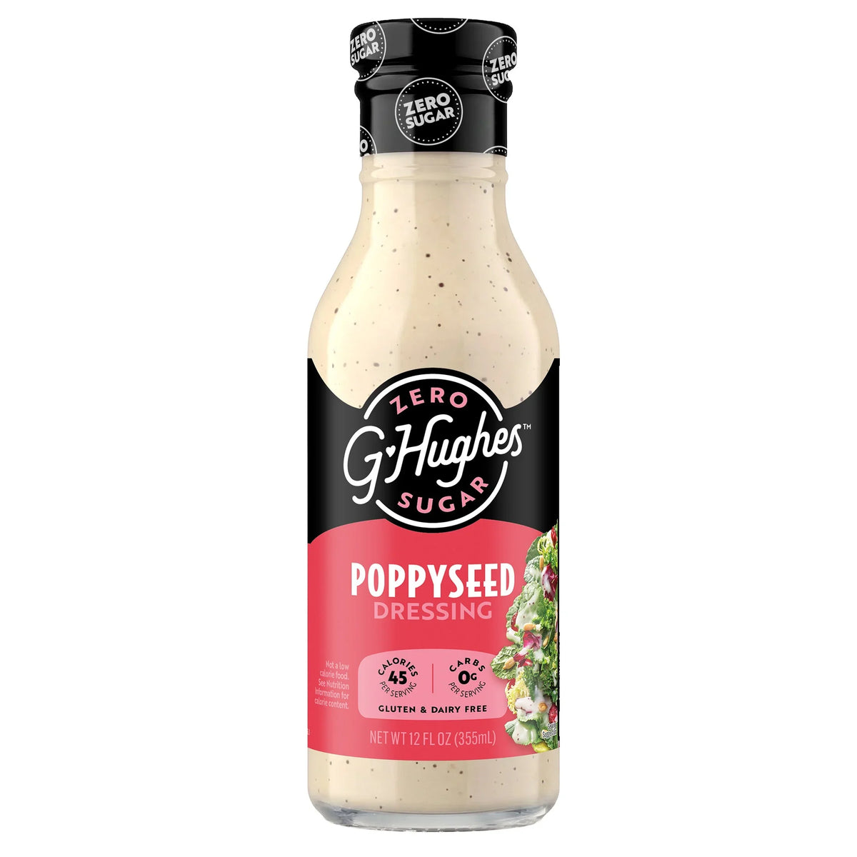 G Hughes Smokehouse Sugar Free Salad Dressing (12 fl oz) - Poppyseed