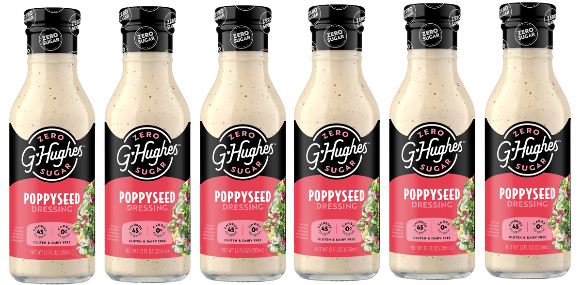 G Hughes Smokehouse Sugar Free Salad Dressing (12 fl oz) - Poppyseed