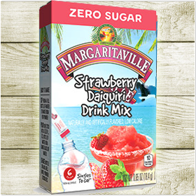 Margaritaville Zero Sugar Singles-to-Go - Strawberry Daquiri 6 packets