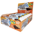 A display box of AtLast! Peanut Butter protein bars.