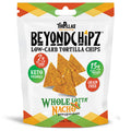 Front of a BeyondChipz Whole Lotta Nacho Torpillas bag.