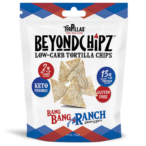 Front of a BeyondChipz Bang Bang Ranch Torpillas bag.