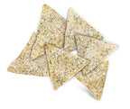 BeyondChipz Screamin' Onion tortilla chips on a white background.