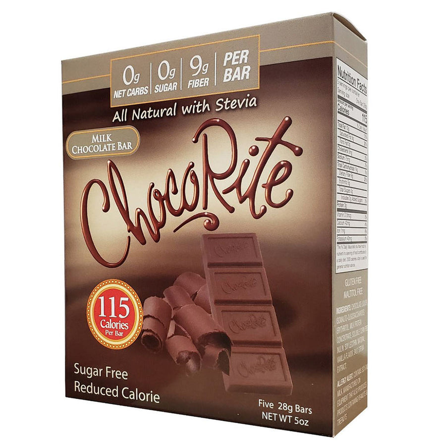 A box of ChocoRite Milk Chocolate bars.