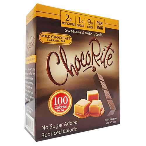 A box of ChocoRite Milk Chocolate Caramel bars.