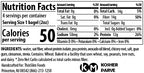 Nutrition Facts and ingredients for ThinSlim Foods Xtreme Cinnamon Bagels. One bagel has 50 calories and 12 grams of protein.