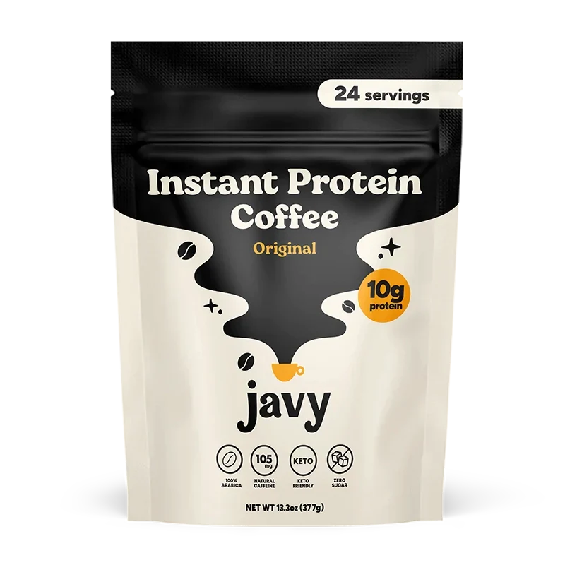 Instant Protein Coffee by Javvy Coffee product package