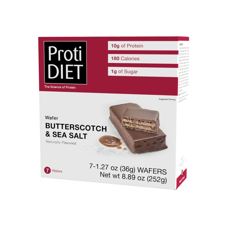 Proti Diet 10g Protein Wafer Bars - Butterscotch and Sea Salt #Size_1-Pack