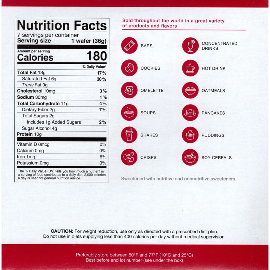 Proti Diet 10g Protein Wafer Bars - Chocolate