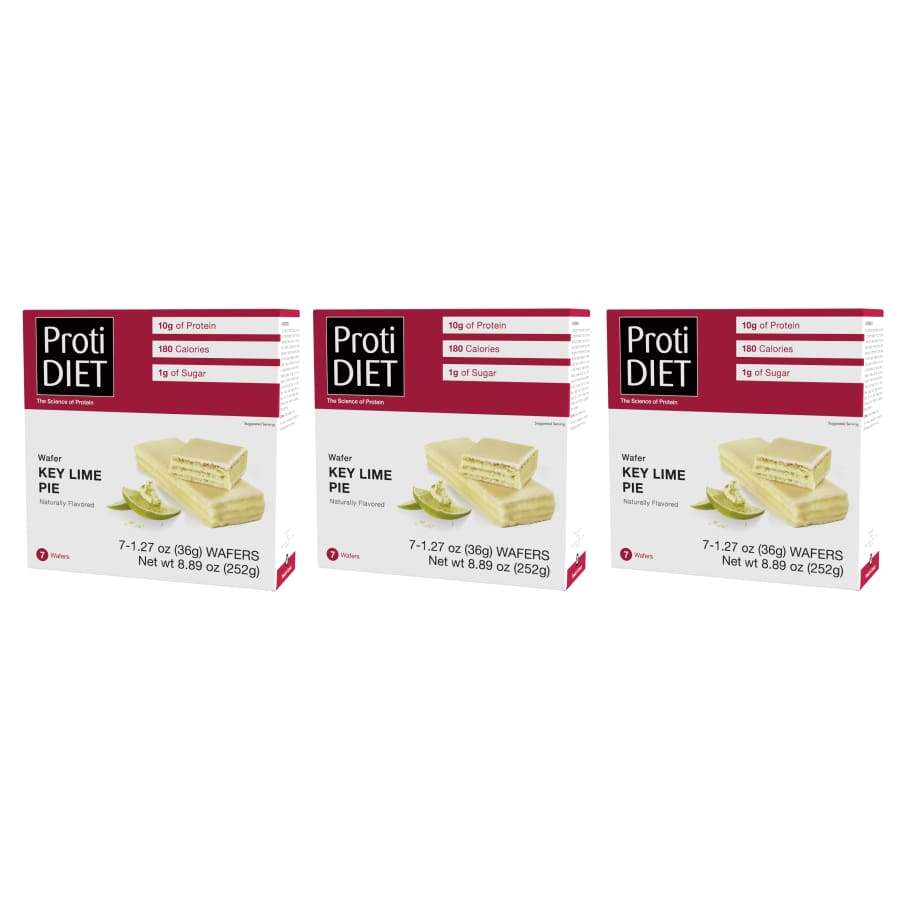 Proti Diet 10g Protein Wafer Bars - Key Lime #Size_3-Pack