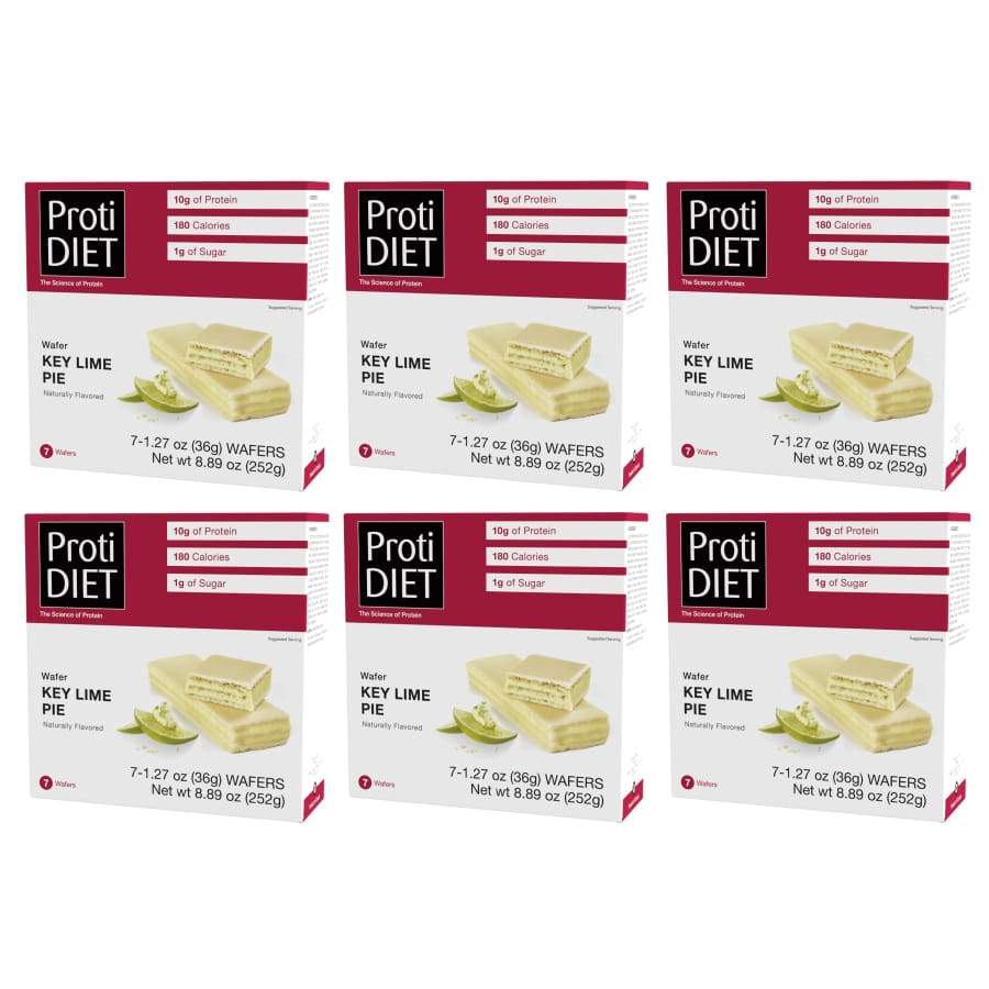 Proti Diet 10g Protein Wafer Bars - Key Lime #Size_6-Pack