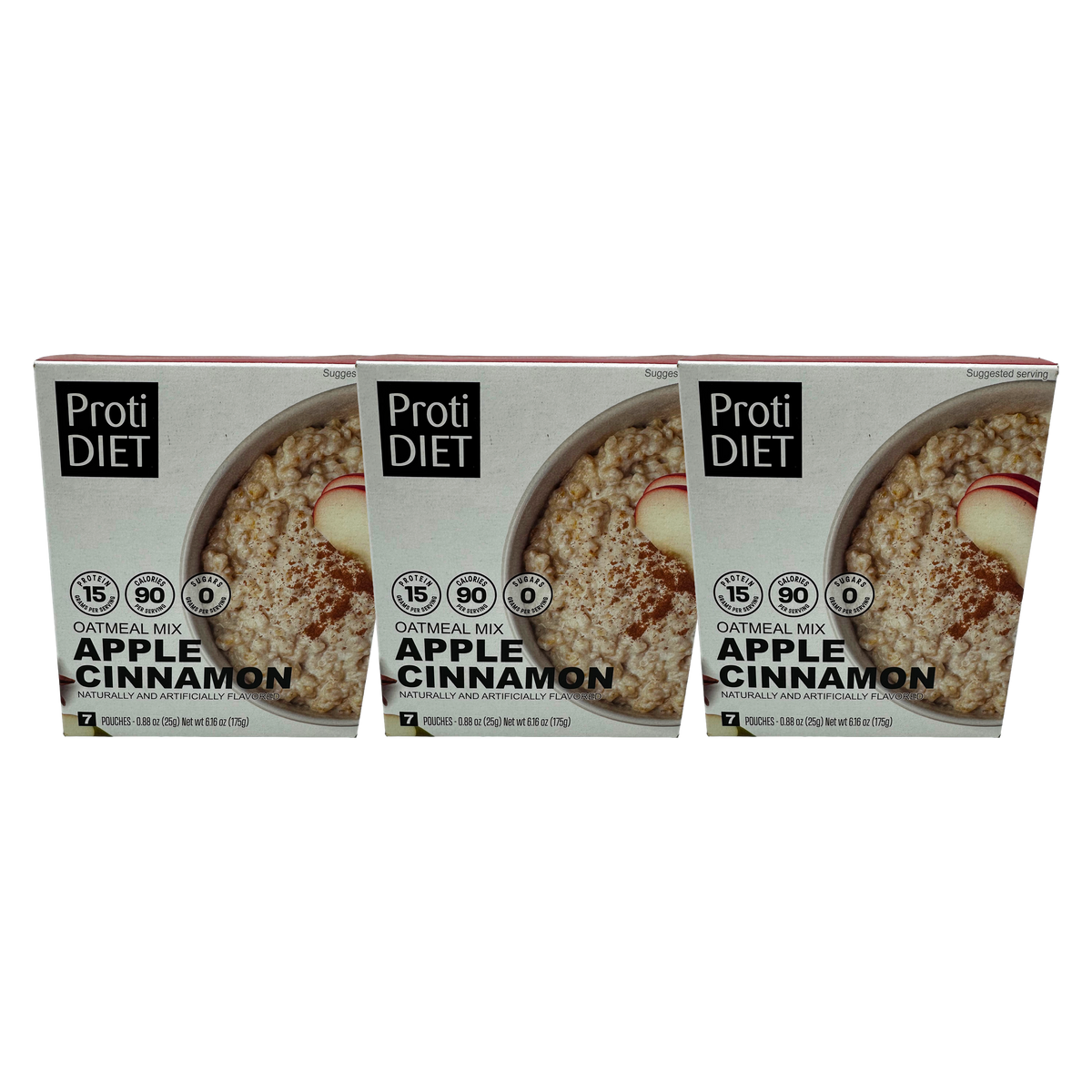 Proti Diet Avena de Proteínas, Manzana y Canela, 7 Sobres